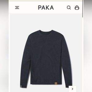 PAKA Men’s Ultralight Sweater - size XL - NBW
